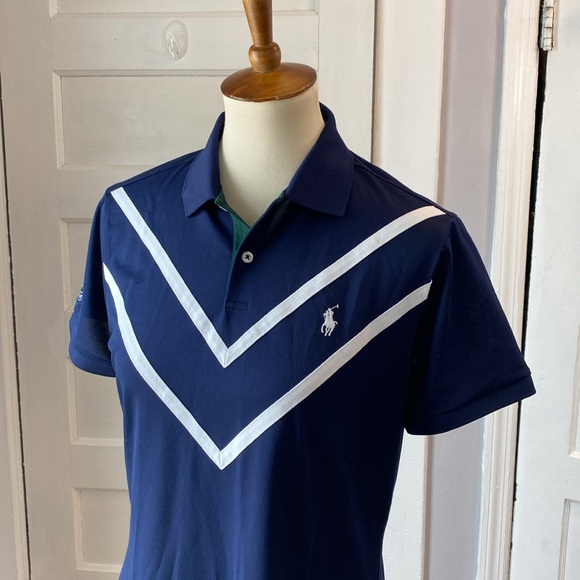NWT Polo Ralph Lauren Wimbledon Chevron Performance Polo Dress, Size M - Picture 7 of 16